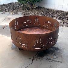Touch up the finish and cover rust spots—or give the inside of a masonry fire pit a uniform black coating—with spray paint designed to handle temperatures up to 1. Top 60 Spoznalo Metal Fire Pit Ideen Stahl Backyard Designs