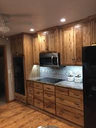 Rustic Hickory Kitchen Cabinets Wheatstate Wood Design Hickory Kitchen Cabinets Hickory Kitchen Rustic Kitchen