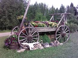 Pin By Alica On Planter Garden Wagon Western Gardening Garden Yard Ideas