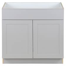 Hampton bay shaker dove gray stock assembled pots and pans drawer base kitchen cabinet (30 in. Hampton Bay Edson 36 Inch W X 34 5 Inch H X 24 5 Inch D Shaker Style Assembled Kitchen Sin The Home Depot Canada
