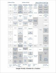 Free 50 Schedule Templates In Pdf Ms Word Excel