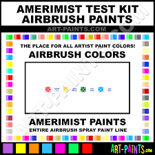 Amerimist Test Kit Airbrush Spray Paint Colors Amerimist