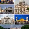 Rome)··italy (a country in southern europe; 1