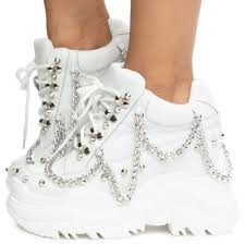 Eurofresh limited started operations in the year 2015. Space Candy Platform Sneakers With Studs