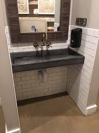 sink area. the baby changing table