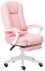 Amazon Com Office Chairs Office Chair High Back Executive Chair Pink Artificial Leather Comfort Pink Office Chair Comfortable Office Chair Home Office Chairs