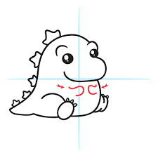 Space godzilla easy godzilla coloring pages. How To Draw Godzilla Kawaii Art Easy Step By Step Guide