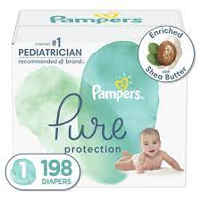 112m consumers helped this year. Pampers Pure Protection Natural Newborn Diapers Size 1 198 Ct Walmart Com Walmart Com