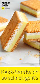 Dieser pinnwand folgen 245 nutzer auf pinterest. Schnelle Keks Sandwiches Mit Vanillecreme Rezept Schnelle Kekse Sandwich Rezepte Suss Kuchen Rezepte Einfach