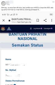 Ramai dah dapat duit bpr fasa 2 masuk dalam akaun masing2 untuk belanja sakan hujung minggu ini untuk raya. Kenapa Rm500 Jer Ramai Merungut Bpn Dapat Tak Cukup