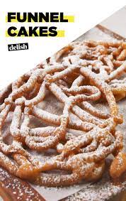 Making Funnel Cake At Home Is Way Easier Than We Thought Get The Recipe At Delish Com Recipe Easy Funnel Cake Funnel Cake Recipe Vegan Funnel Cake Recipe