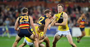 Richmond is 15:30 hours behind of adelaide. Ratings Round 6 Adelaide V Richmond