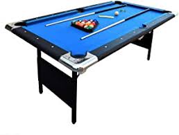 It's a strange question, but one that we get asked more often than you'd think. Amazon Com Hathaway Fairmont Portable 6 Ft Pool Table For Families With Easy Folding For Storage Includes Balls Cues Chalk Sports Outdoors
