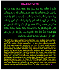 Berikut ini niat salat tahajud, lengkap dengan tata cara, waktu, hingga keutamaannya. Solat Sunat Witir Shafiqolbu