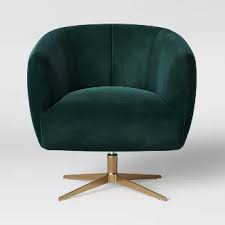 Shop Target For Living Room Chairs In A Variety Of Styles Patterns And Materials Free Shipping On Orders 35 In 2020 Velvet Armchair Opalhouse Green Chair