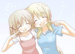 See more ideas about anime, anime drawings, anime girl. Two Best Friends Hidamari Sketch Awwnime