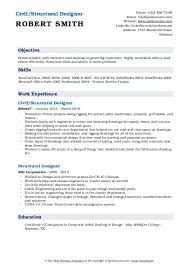 structural designer resume samples