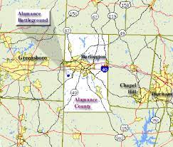 Map Of Alamance County Nc Alamance County Map