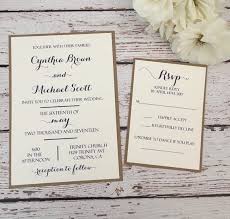 Rustic Wedding Invitation Burlap Wedding Invitation Kraft Etsy Burlap Wedding Invitations Wedding Invitations Rustic Kraft Wedding Invitations