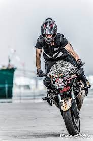 Motorcyclestunt Zx 6r Kawasaki Stoppie Sapporo Japan Stunt Bike Motorcycle Style Street Bikes