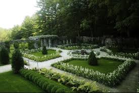The Author Edith Wharton S Early 20th Century Garden The Mount In Lenox Massechusetts She Designed The Garde White Gardens Garden Design Formal Garden Design
