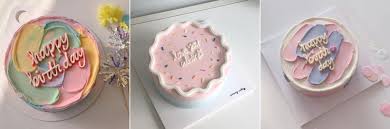 Cara melepa kek harijadi how to decorating cake. Simple Comel Sangat 6 Home Baker Untuk Korang Dapatkan Kek Korea Viral Ada Yang Jual Semurah Rm15 Lobak Merah