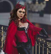 Scarlet Witch With Headpiece And Comic Outfit Scarlet Witch Costume Marvel Cosplay Scarlet Witch Cosplay