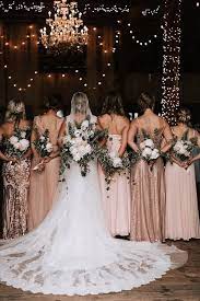 Rustic Wedding Ideas With A Touch Of Glamour Belle The Magazine Rustic Rose Gold Wedding Wedding Bridesmaid Dresses Bridesmaid