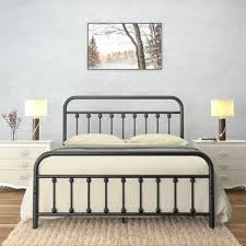Aluminum Full Size Wrought Iron Bed