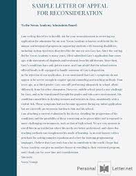 By dismissing you, the college has indicated that it lacks confidence in your ability to succeed academically. See This Sample Letter Of Appeal For Reconsideration To See How You Need To Write Your If You Want More Sampl Letter To Judge Lettering Formal Letter Template