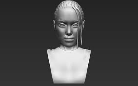 Angelina jolie in lara croft tomb raider: 3d Printed Lara Croft Angelina Jolie Bust 3d Printing Ready Stl Obj By Printedreality Pinshape