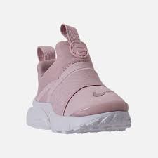 Black And White Shoes For Girls Three Quarter View Of Girls Toddler Nike Presto Extreme Running Shoes In Barely Rose White Black Toddler Sneakers Girl Cute Baby Shoes White Shoes For Girls