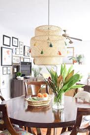 Diy Tassel Pendant Lamp Ikea Hack Ikea Pendant Light Ikea Lamp Bamboo Pendant Light