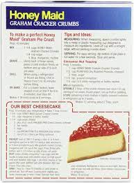 Pin By Ozie Dilorenzo On Yum Honey Maid Graham Crackers Honey Maid Graham Cracker Crust Graham Cracker Recipes