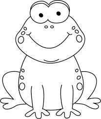 Frog Clipart Black And White 47 Cliparts It started out as a cute green one, turned into a scrappy blue one. frog clipart black and white 47 cliparts