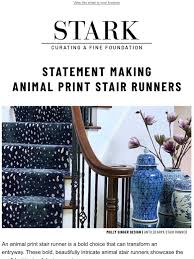 Antelope in color beigeadd a graceful and elegant pattern to your design inspiration, antelope adds sophistication and style to any room. Stark Carpet Make A Statement With Animal Print Stair Runners Milled