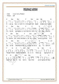 Partitur Not Angka Karaoke Lagu Publicaciones Facebook