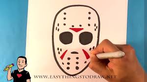 By timothy arazo 1,850 views. How To Draw Jason Voorhees Mask Easy Drawings 101 Youtube