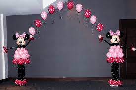Minnie Mouse Balloon Arch Minnie Mouse Balloons Minnie Mouse Birthday Party Mickey Mouse Balloons