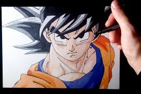 Dragon ball z drawings goku. Dibujando A Goku Fase Normal Dragon Ball Z Drawing Goku Normal Mode