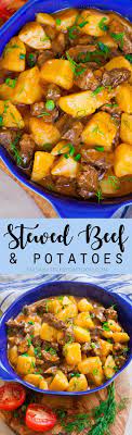 Ukrainian Stewed Beef Potatoes Recipe Video Tatyanas Everyday Food Recipe Beef And Potatoes Beef Recipes Tatyana S Everyday Food