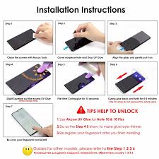 Inside, you will find upda. Akcoo Be Aware 10 Plus Tempered Glass Display Screen Protector Fingerprint Unlock For Samsung Galaxy Be Aware 10 Uv Glass Display Screen Movie Full Cowl Tinydeal