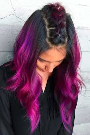 Black And Dark Purple Hair 30 Purple Red Hair Is The New Black Lovehairstyles Com Mermaid Hair Color Dark Purple Hair Ombre Hair