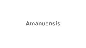 Listen free audio with natural accents. How To Pronounce Amanuensis Video