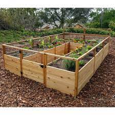 Cedar Complete Raised Garden Bed Kit 8 X 12 Garden Bed Kits Garden Beds Raised Garden