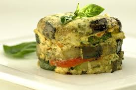 Zucchini Eggplant Pepper Timbales Recipe Stuffed Peppers Eggplant Recipes