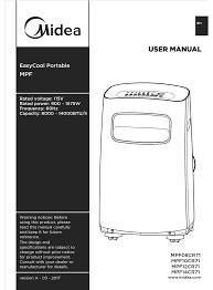 Please read this owner's manual carefully before using your air conditioner. Midea Mpf08cr71 User Manual Pdf Download Manualslib