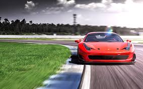 Lapping the new 458 challenge at a track in italy really was a dream come true. Hd Wallpaper Red Sports Car At The Race Track Ferrari 458 Loma Wheels Racing One Wallpaper Flare