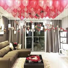 Couple Romantic Birthday Surprise For Girlfriend Valentine Decor 4 Result Birthday Surprises For Her Birthday Balloon Surprise Romantic Room