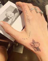 Chiara Ferragni On Instagram My Little Angel Leo Is On My Hand Now Can You Believe This Is My 27th Tiny Tattoos Hand Tattoos For Women Small Girl Tattoos
